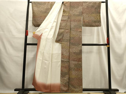 平和屋着物■上質な小紋 花づくし 正絹 逸品 AABE6599sx