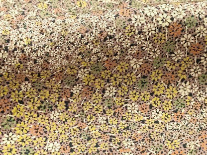 平和屋着物■上質な小紋 花づくし 正絹 逸品 AABE6599sx