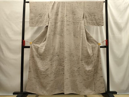 平和屋着物■訪問着 松竹梅 風景文 正絹 逸品 AABE6612sx