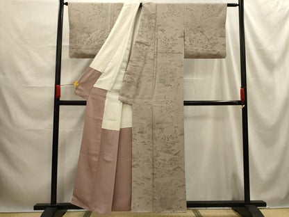 平和屋着物■訪問着 松竹梅 風景文 正絹 逸品 AABE6612sx
