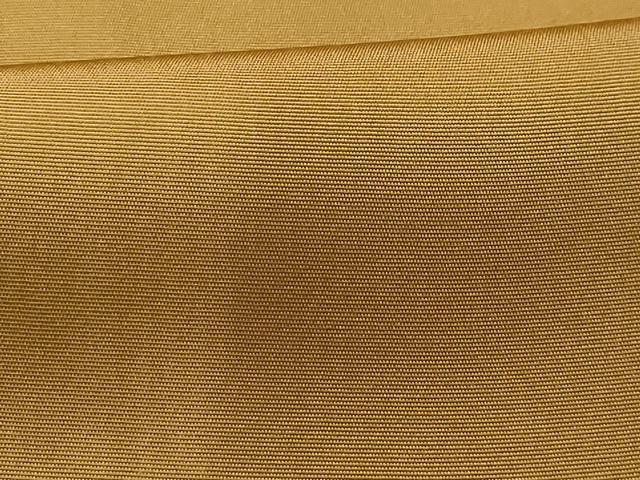 平和屋着物■上質な色無地　黄唐茶色　正絹　逸品　AABE6632sx