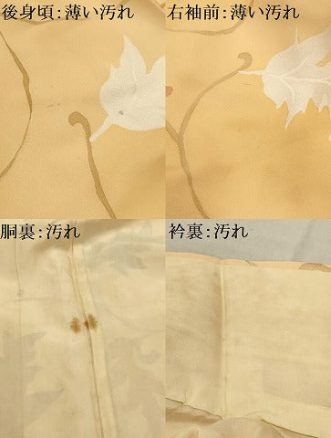 平和屋着物■上質な小紋　南天文　地紋起こし　暈し染め　正絹　逸品　AABE6660sx