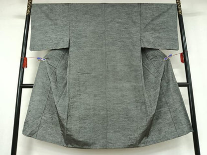 平和屋着物▽男性 紬 単衣 霞文 正絹 逸品 AABE6683jh