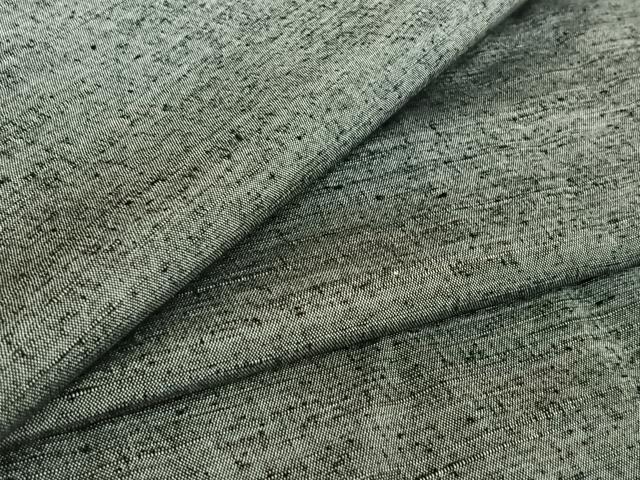 平和屋着物▽男性 紬 単衣 霞文 正絹 逸品 AABE6683jh