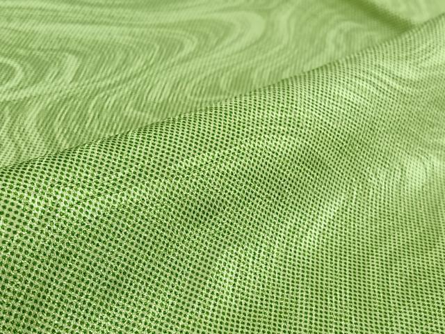 平和屋着物▽上質な小紋 単衣 墨流し文様 正絹 逸品 AABE6687jh