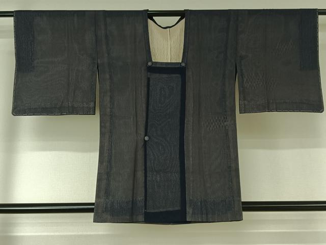 平和屋着物▽道行コート スリーシーズン 春夏秋 塵除け 立涌文 正絹 逸品 AABE6694jh