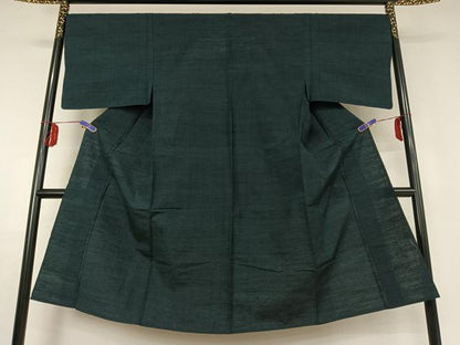 平和屋着物▽男性 紬 単衣 霞文 正絹 逸品 AABE6696jh