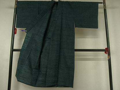 平和屋着物▽男性 紬 単衣 霞文 正絹 逸品 AABE6696jh