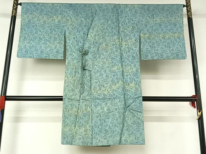 平和屋着物▽道中着　スリーシーズン　春夏秋　塵除け　花尽くし　ロング丈　ますいわ屋扱い　正絹　逸品　AABE6700jh