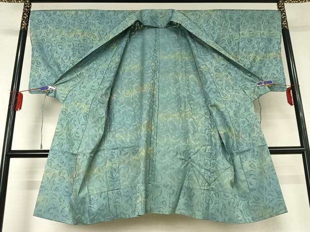 平和屋着物▽道中着　スリーシーズン　春夏秋　塵除け　花尽くし　ロング丈　ますいわ屋扱い　正絹　逸品　AABE6700jh