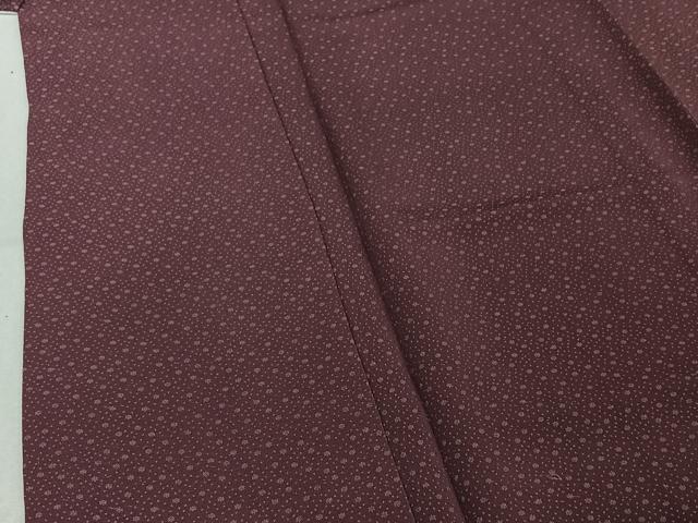 平和屋着物▽上質な小紋 単衣 霰文 正絹 逸品 AABE6702jh