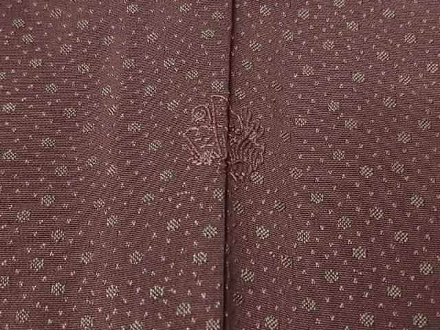 平和屋着物▽上質な小紋 単衣 霰文 正絹 逸品 AABE6702jh