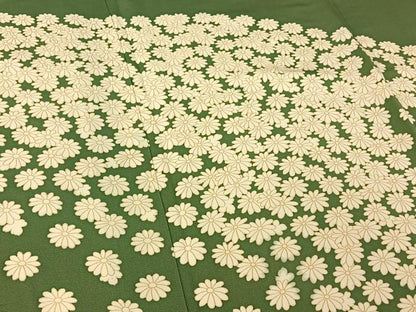 平和屋着物▽豪華色留袖 単衣 菊 正絹 逸品 AABE6704jh