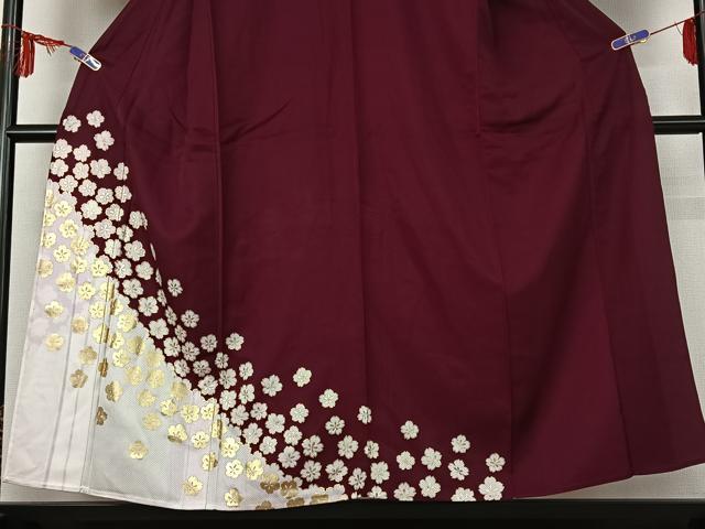平和屋着物▽訪問着　単衣　舞桜文　金彩　洗える着物　AABE6714jh