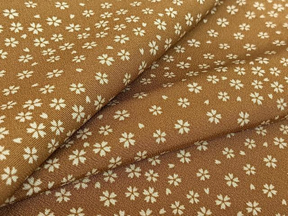 平和屋着物▽上質な小紋 単衣 舞桜文 正絹 逸品 AABE6717jh