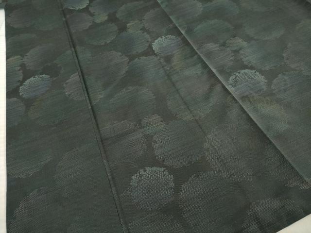 平和屋着物○本場大島紬 カタス7マルキ 雪輪重ね文 正絹 逸品 AABE6787ck