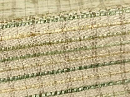 平和屋着物▼ぜんまい紬　訪問着　横段文　正絹　逸品　AABE6796ck