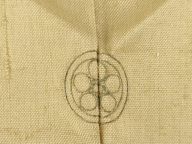 平和屋着物○紬 訪問着 総刺繍 渡し船 流水花籬文 正絹 逸品