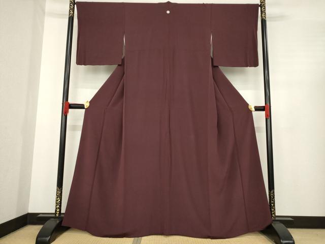 平和屋着物●上質な色無地　似せ紫色　正絹　逸品　AABE6805ck 平和屋着物○上質な色無地 似せ紫色 正絹 逸品 AABE6805ck