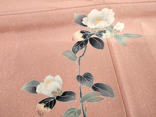 平和屋着物○十日町友禅 女流作家 遠田藤舟 訪問着 草花文 暈