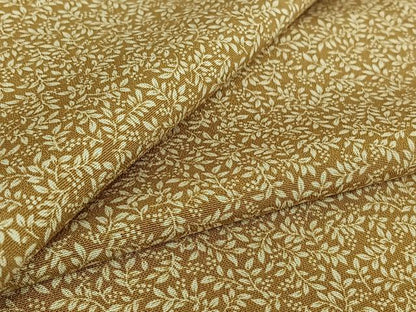 平和屋着物▽上質な小紋　単衣　草花文　正絹　逸品　AABE6853jh