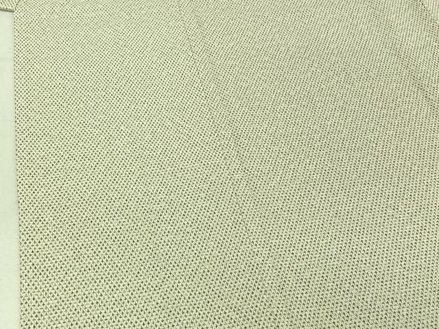 平和屋着物▽本塩沢　単衣　蚊絣　正絹　逸品　AABE6855jh