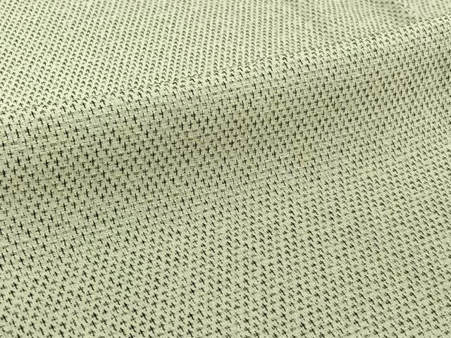 平和屋着物▽本塩沢　単衣　蚊絣　正絹　逸品　AABE6855jh