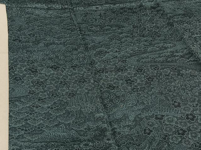 平和屋着物▽人間国宝 初代六谷梅軒の息子 二代目 六谷梅軒(六谷博臣