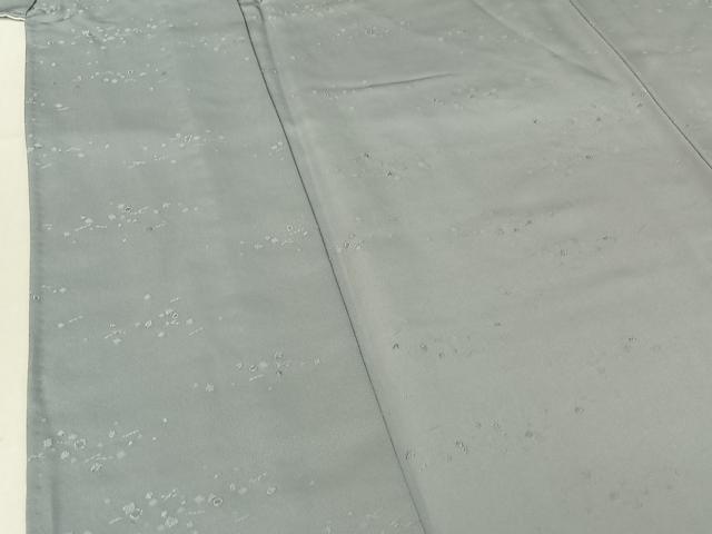 平和屋着物▽上質な色無地　単衣　箔散らし文様　秘色色　正絹　逸品　AABE6871jh 平和屋着物▽上質な色無地 単衣 肌色 鬼しぼ縮緬 高島屋扱い 正絹 逸品