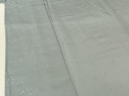 平和屋着物▽上質な色無地 単衣 箔散らし文様 秘色色 正絹 逸品 AABE6871jh