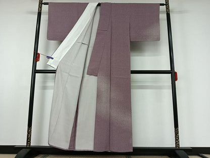 平和屋着物▽訪問着 単衣 霞文 暈し染め 正絹 逸品 AABE6894jh