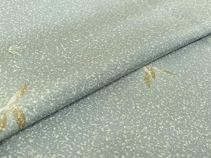 平和屋着物▽上質な小紋 単衣 舞花文 正絹 逸品 AABE6899jh
