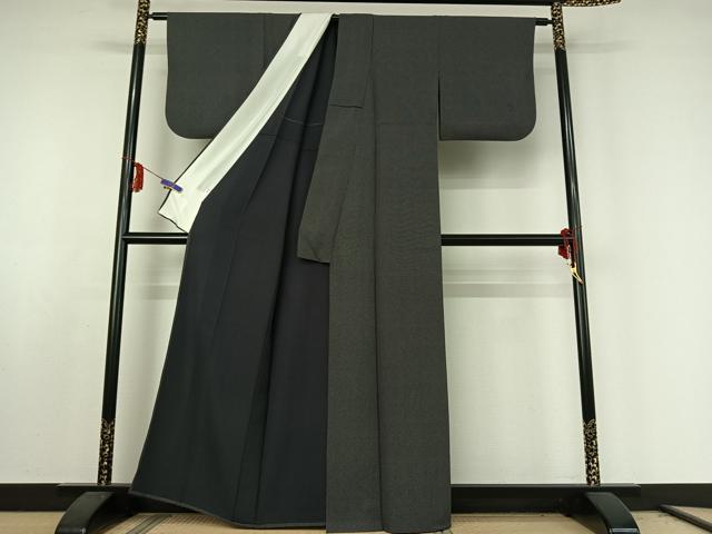 平和屋着物▽江戸小紋 彫士：住田双光・染士：服部光擴 単衣 角通し 正絹 逸品 AABE6901jh