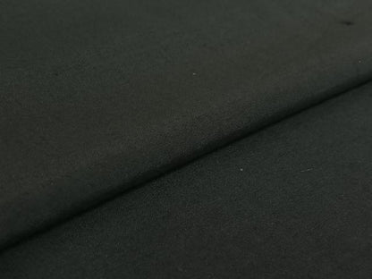 平和屋着物▽男性　長羽織　暗黒色　黒地　正絹　逸品　AABE6903jh