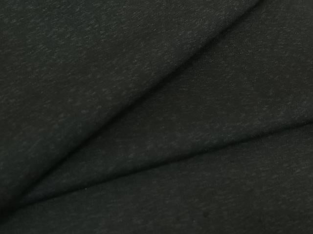 平和屋着物▽男性　長羽織　暗黒色　正絹　逸品　AABE6905jh