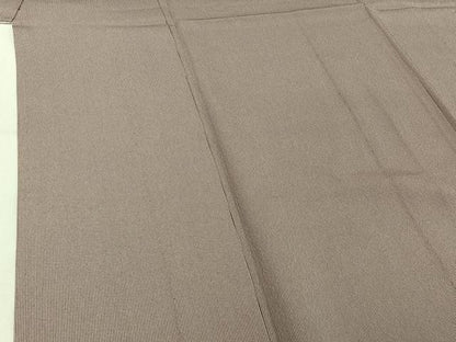 平和屋着物▽江戸小紋 彫士：住田双光・染士：服部光擴 単衣 万筋 古代紫色×白色 正絹 逸品 AABE6916jh