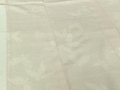平和屋着物▽本塩沢 単衣 110亀甲 舞蝶文 正絹 逸品 AABE6919jh