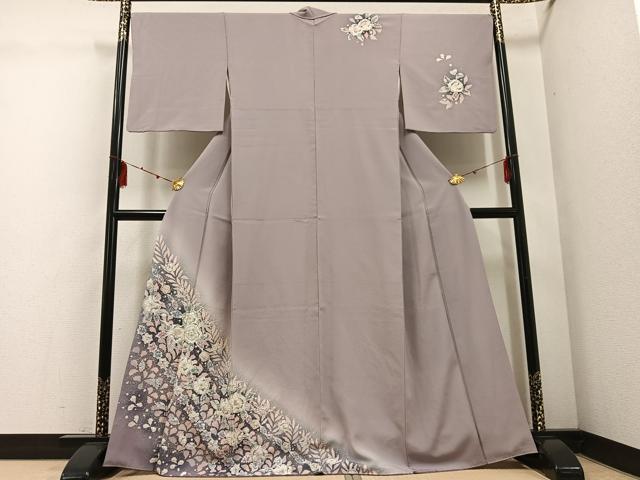 平和屋着物●訪問着　辻が花　暈し染め　やまと誂製　正絹　逸品　AABE6923ph 平和屋着物○訪問着 辻が花 暈し染め やまと誂製 正絹 逸品 AABE6923ph