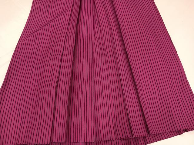 平和屋着物○女性 行灯袴 南明奈 縞 洗える着物 AABE6925ph