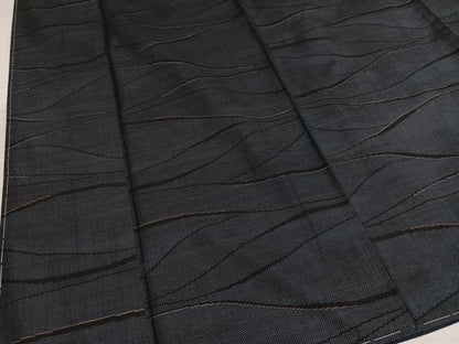 平和屋着物●本場大島紬　カタス7マルキ　霞文　正絹　逸品　未使用　AABE6940ph
