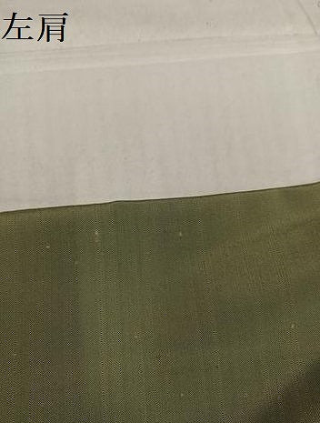 平和屋着物●紬　訪問着　横段文　正絹　逸品　AABE6941ph