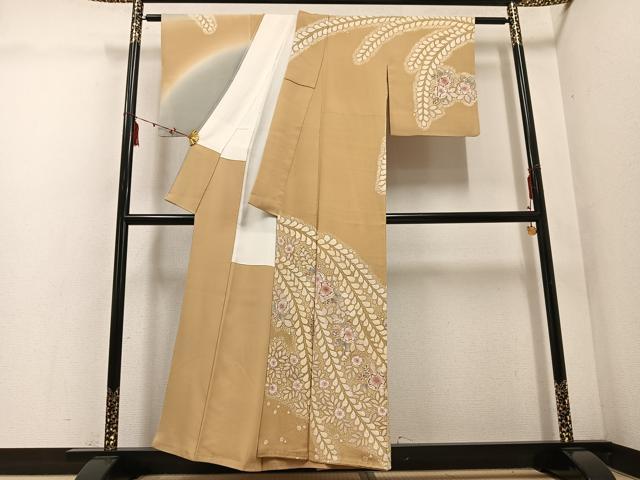 平和屋着物○訪問着 辻が花 暈し染め 正絹 逸品 AABE6949ph