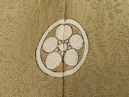 平和屋着物●上質な色無地　木蘭色　正絹　逸品　AABE6981ph