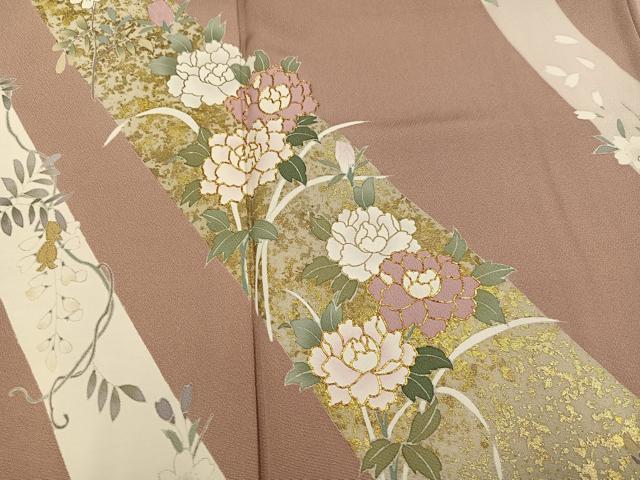 C320正絹　鈴乃屋　袷　訪問着　宝尽くし　金駒刺繍　金彩　極美品　着物 楽天市場】【中古】 訪問着 着物 正絹 袷 和モダン フォーマル