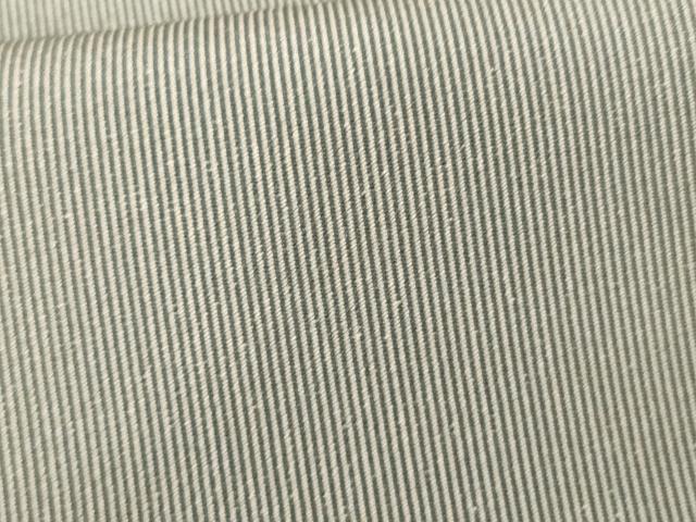 平和屋着物○江戸小紋 万筋 丼鼠色×素色 正絹 逸品