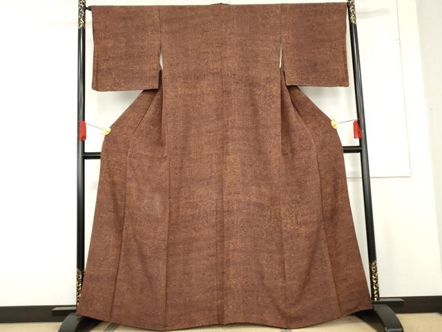 平和屋着物●上質な小紋　壁画文様　正絹　逸品　AABE7012cs 平和屋着物○上質な小紋 壁画文様 正絹 逸品 AABE7012cs