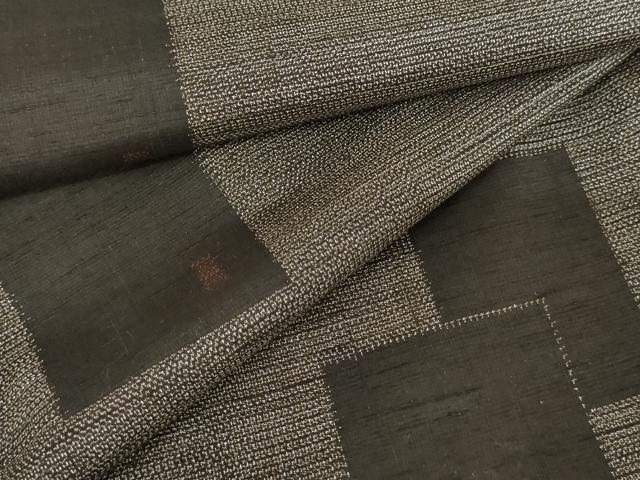 平和屋着物●上質な紬 色紙重ね文 正絹 逸品 未使用 AABE7042cs