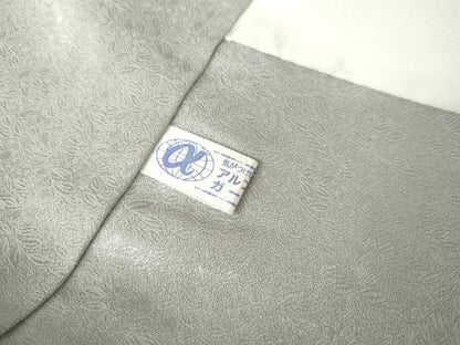 平和屋着物●訪問着　霞文　暈し染め　銀彩　正絹　逸品　AABE7089cs