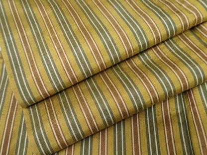 平和屋着物●上質な紬　縞　正絹　逸品　AABE7109cs