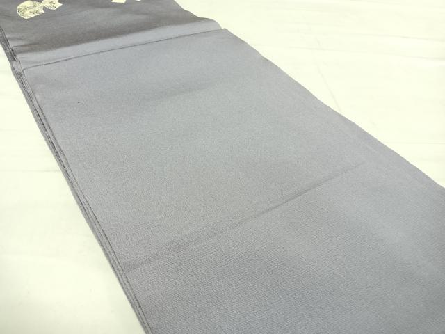 平和屋着物◎太鼓柄袋帯　引き抜き帯　作家物　手描き　地紙風景文　鬼しぼ縮緬　正絹　逸品　AABE7148yx